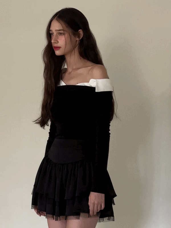 ◇Not your rose◇ Lily top (Black) MUSINSA | NOT YOUR ROSE Lily Top (Black)